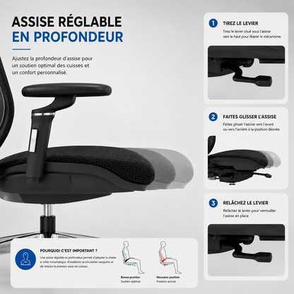 Chaise ergonomique HZ-2510