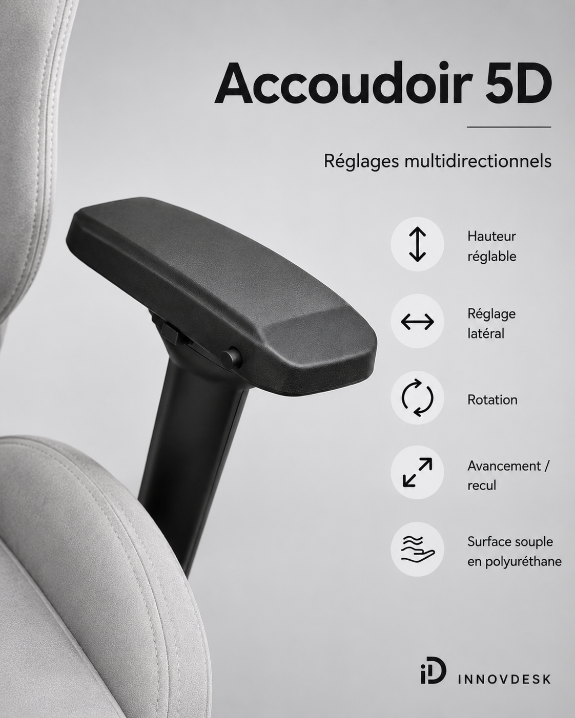 Chaise Gaming GS-007 (tissu)
